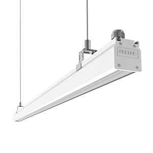 Светодиодный светильник VARTON Mercury Mall IP54 1103x54x58 мм опал 40 Вт 4000 K черный RAL9005 муар